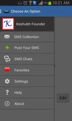 Message Me android App screenshot 6